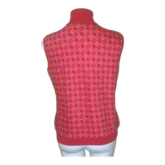 Burberry golf novacheck turtleneck tank top sweater size large sleeveless - Picture 2 of 9